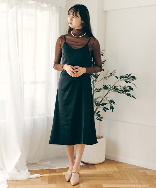 Lamoa（ラモア）の「Lamoa/ハイネック メローフリル シアー トップス（その他トップス・レディース・ホワイト/ブラック/グレー/ブラウン/アイボリー・FREE）」の16枚目の写真