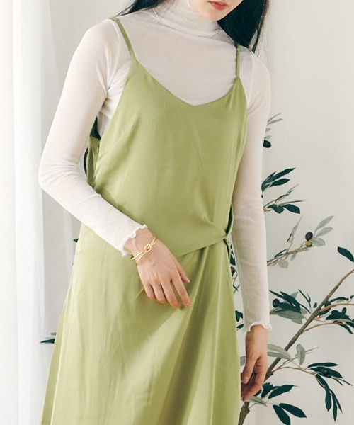 Lamoa（ラモア）の「Lamoa/ハイネック メローフリル シアー トップス（その他トップス・レディース・ホワイト/ブラック/グレー/ブラウン/アイボリー・FREE）」の14枚目の写真