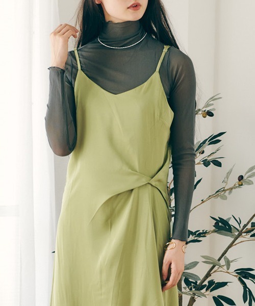 Lamoa（ラモア）の「Lamoa/ハイネック メローフリル シアー トップス（その他トップス・レディース・ホワイト/ブラック/グレー/ブラウン/アイボリー・FREE）」の13枚目の写真