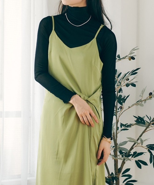 Lamoa（ラモア）の「Lamoa/ハイネック メローフリル シアー トップス（その他トップス・レディース・ホワイト/ブラック/グレー/ブラウン/アイボリー・FREE）」の9枚目の写真