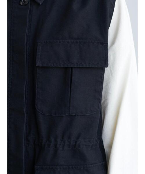 Sugar spoon（シュガースプーン）の「・SUGAR SPOON ミリタリーベスト（その他アウター・レディース・カーキ/ブラック・FREE）」の6枚目の写真