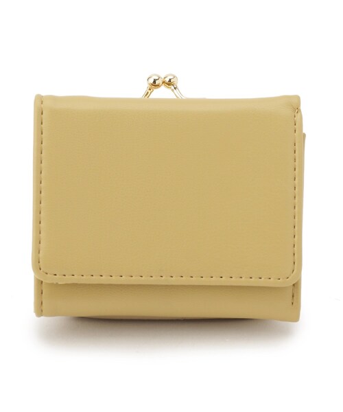 DRESKIP（ドレスキップ）の「◆がま口付き三つ折り財布（財布・レディース・ブラック/グレー系4/イエロー系4・00）」の6枚目の写真