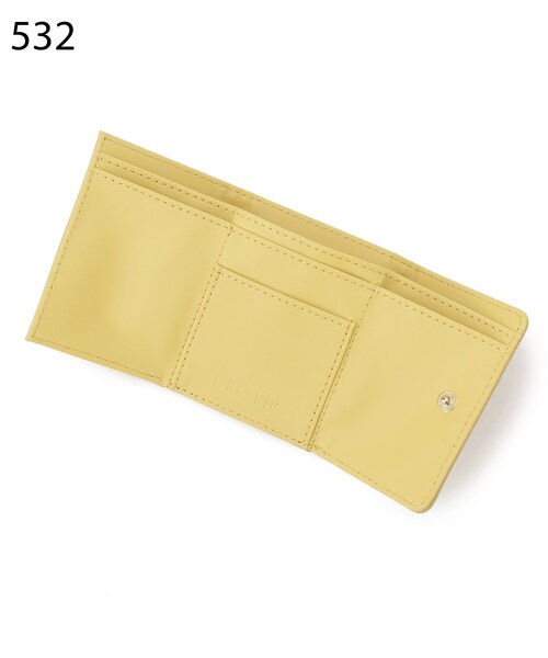 DRESKIP（ドレスキップ）の「◆がま口付き三つ折り財布（財布・レディース・ブラック/グレー系4/イエロー系4・00）」の11枚目の写真
