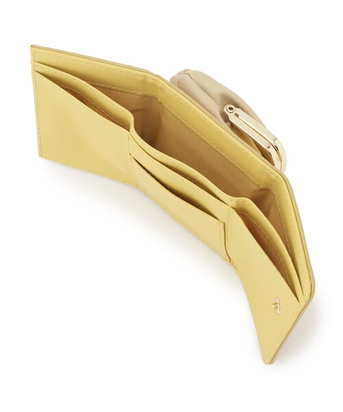 DRESKIP（ドレスキップ）の「◆がま口付き三つ折り財布（財布・レディース・ブラック/グレー系4/イエロー系4・00）」の15枚目の写真