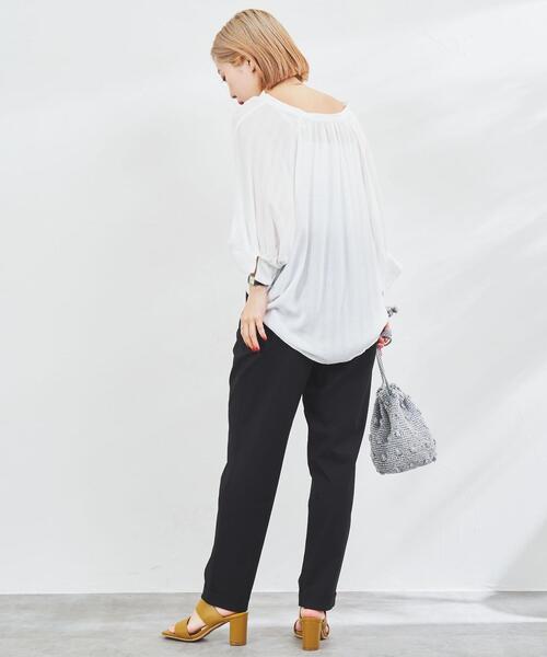 coen（コーエン）の「[接触冷感機能付き］ジョガーパンツ#（その他パンツ・レディース・ブラック/グレー/ナチュラル/コバルトブルー・L/M/S）」の22枚目の写真