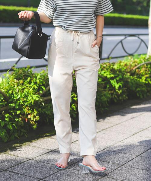 coen（コーエン）の「[接触冷感機能付き］ジョガーパンツ#（その他パンツ・レディース・ブラック/グレー/ナチュラル/コバルトブルー・L/M/S）」の13枚目の写真