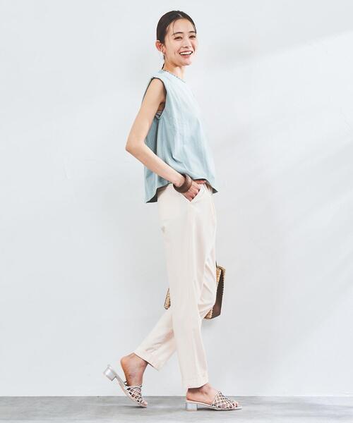 coen（コーエン）の「[接触冷感機能付き］ジョガーパンツ#（その他パンツ・レディース・ブラック/グレー/ナチュラル/コバルトブルー・L/M/S）」の18枚目の写真