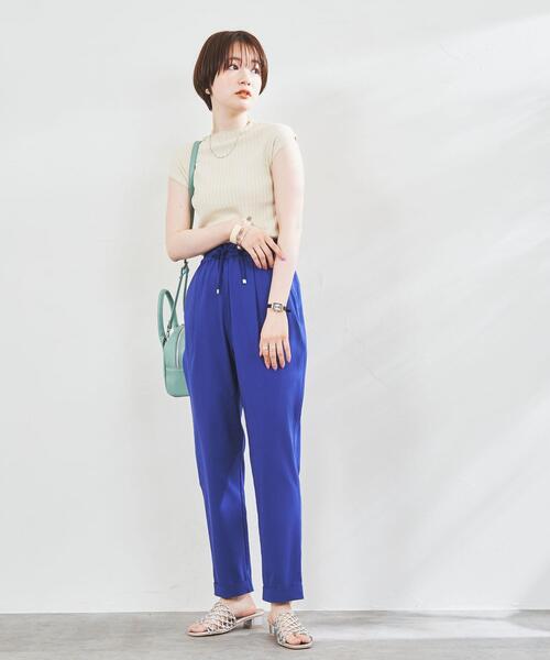 coen（コーエン）の「[接触冷感機能付き］ジョガーパンツ#（その他パンツ・レディース・ブラック/グレー/ナチュラル/コバルトブルー・L/M/S）」の11枚目の写真