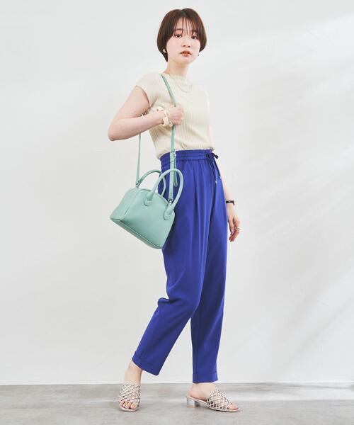 coen（コーエン）の「[接触冷感機能付き］ジョガーパンツ#（その他パンツ・レディース・ブラック/グレー/ナチュラル/コバルトブルー・L/M/S）」の12枚目の写真