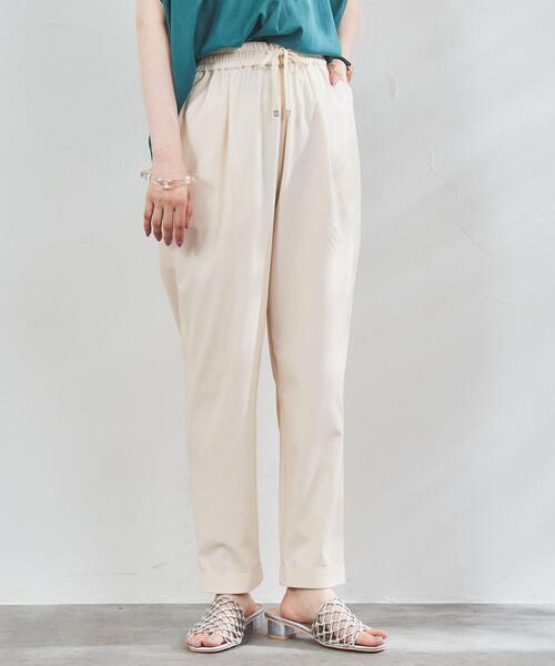 coen（コーエン）の「[接触冷感機能付き］ジョガーパンツ#（その他パンツ・レディース・ブラック/グレー/ナチュラル/コバルトブルー・L/M/S）」の5枚目の写真