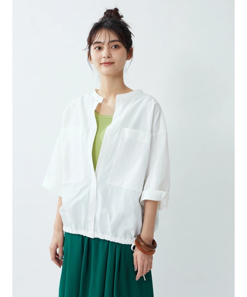 CRAFT STANDARD BOUTIQUE（クラフトスタンダードブティック）の「ドロストシャツ　＊◆（シャツ/ブラウス・レディース・オフホワイト/ライトカーキ・FREE）」の19枚目の写真