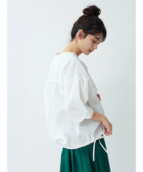 CRAFT STANDARD BOUTIQUE（クラフトスタンダードブティック）の「ドロストシャツ　＊◆（シャツ/ブラウス・レディース・オフホワイト/ライトカーキ・FREE）」の16枚目の写真