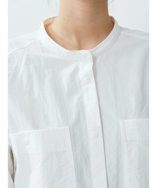 CRAFT STANDARD BOUTIQUE（クラフトスタンダードブティック）の「ドロストシャツ　＊◆（シャツ/ブラウス・レディース・オフホワイト/ライトカーキ・FREE）」の8枚目の写真