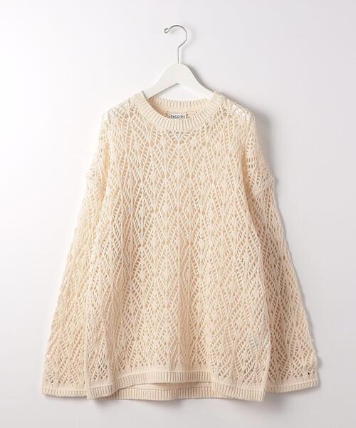 FACCIES（ファチーズ）の「＜FACCIES＞ MESH KNIT/ニット（ニット 