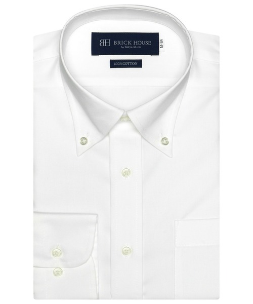 形態安定ノーアイロン ボタンダウン 長袖ビジネスワイシャツ ビジネスシャツ Tokyo Shirts トウキョウシャツ のファッション通販 Zozotown