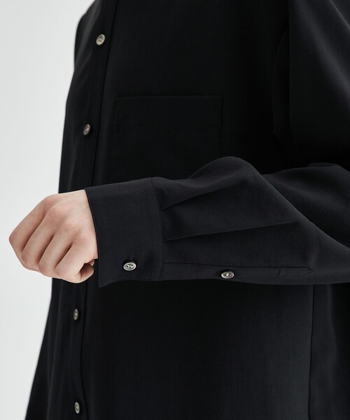 ATTACHMENT（アタッチメント）の「STUDIOUS別注 DROP SHOULDER REGULAR COLLAR L/S SH（シャツ/ブラウス・メンズ・ブラック/ダークグリーン/ライトグレー・1/2）」の22枚目の写真