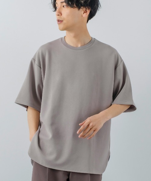 improves(インプローブス)の「ソフトタッチ ポンチ オーバーサイズ Tシャツ(Tシャツ/カットソー・メンズ・オフホワイト/ライトグレー/ダークグリーン/サンドベージュ/ブルーグレー・LARGE/MEDIUM)」の3枚目の写真