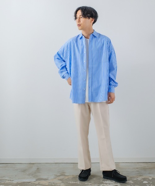 improves(インプローブス)の「ソフトタッチ ポンチ オーバーサイズ Tシャツ(Tシャツ/カットソー・メンズ・オフホワイト/ライトグレー/ダークグリーン/サンドベージュ/ブルーグレー・LARGE/MEDIUM)」の15枚目の写真