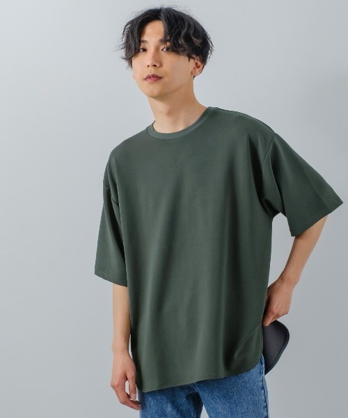 improves(インプローブス)の「ソフトタッチ ポンチ オーバーサイズ Tシャツ(Tシャツ/カットソー・メンズ・オフホワイト/ライトグレー/ダークグリーン/サンドベージュ/ブルーグレー・LARGE/MEDIUM)」の16枚目の写真