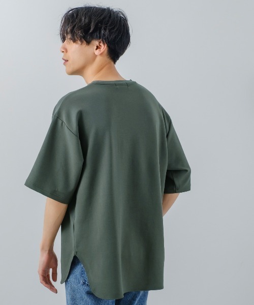 improves(インプローブス)の「ソフトタッチ ポンチ オーバーサイズ Tシャツ(Tシャツ/カットソー・メンズ・オフホワイト/ライトグレー/ダークグリーン/サンドベージュ/ブルーグレー・LARGE/MEDIUM)」の20枚目の写真