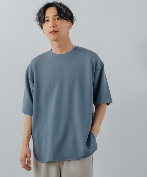 improves(インプローブス)の「ソフトタッチ ポンチ オーバーサイズ Tシャツ(Tシャツ/カットソー・メンズ・オフホワイト/ライトグレー/ダークグリーン/サンドベージュ/ブルーグレー・LARGE/MEDIUM)」の11枚目の写真