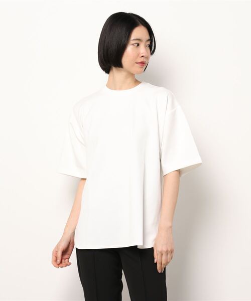 improves(インプローブス)の「ソフトタッチ ポンチ オーバーサイズ Tシャツ(Tシャツ/カットソー・メンズ・オフホワイト/ライトグレー/ダークグリーン/サンドベージュ/ブルーグレー・LARGE/MEDIUM)」の8枚目の写真