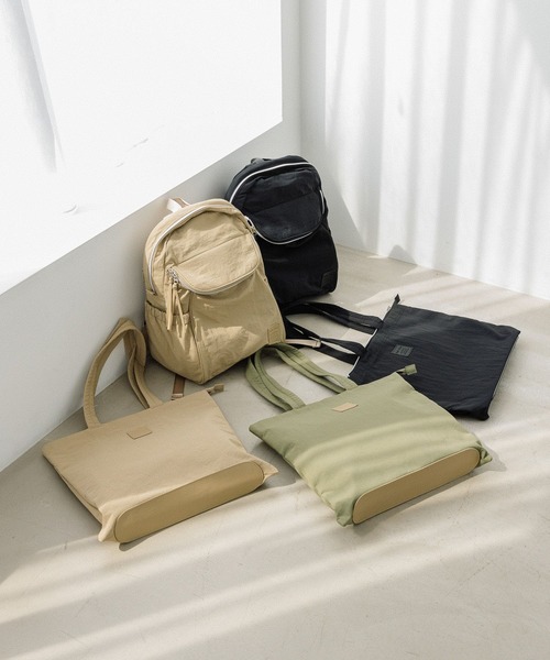 studio CLIP(スタディオクリップ)の「Legato Largo別注ナイロンリュック(バックパック/リュック・レディース・ベージュ/ブラック/カーキ・FREE)」の18枚目の写真