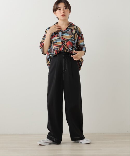 DOUBLE NAME（ダブルネーム）の「裾ボタンワイドパンツ（その他パンツ