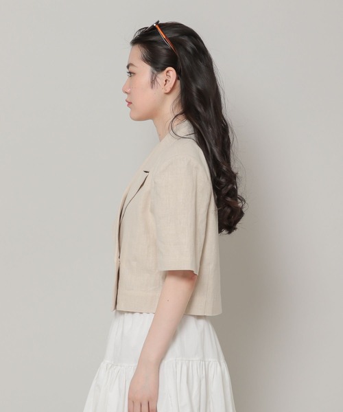 ALAND（エーランド）の「3.3Field Trip／ショルダーパッドジャケット 2295119（テーラードジャケット・レディース・ピンク/ベージュ・FREE）」の9枚目の写真