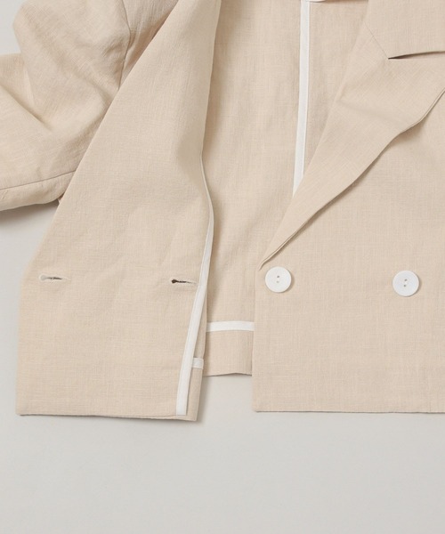 ALAND（エーランド）の「3.3Field Trip／ショルダーパッドジャケット 2295119（テーラードジャケット・レディース・ピンク/ベージュ・FREE）」の15枚目の写真