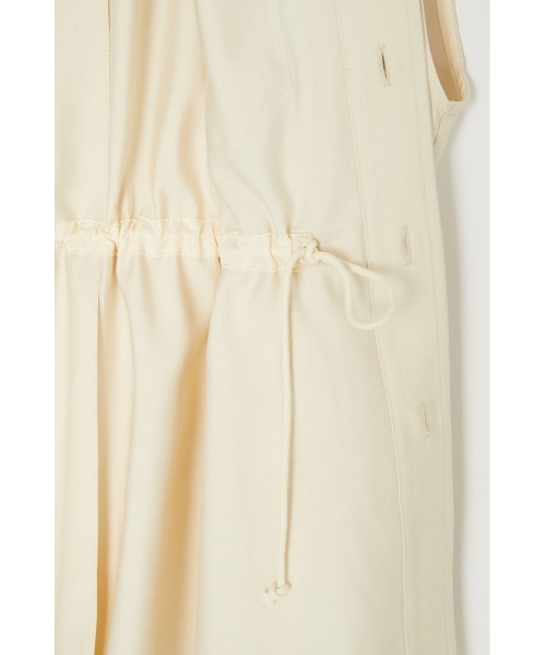 MOUSSY（マウジー）の「OPEN COLLAR SLEEVELESS シャツ（シャツ/ブラウス・レディース・ダークネイビー/ライトカーキ/キナリ・1/2）」の13枚目の写真