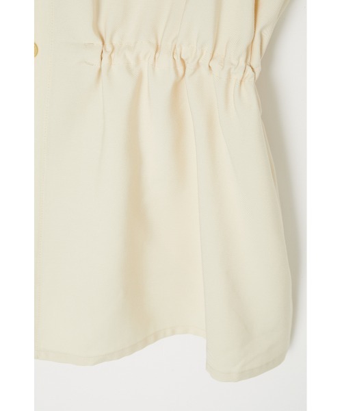 MOUSSY（マウジー）の「OPEN COLLAR SLEEVELESS シャツ（シャツ/ブラウス・レディース・ダークネイビー/ライトカーキ/キナリ・1/2）」の20枚目の写真