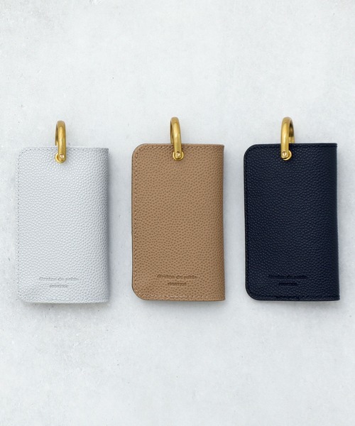 HIGHTIDE（ハイタイド）の「Grains de sable サーブル スマートキーケース キーリング キーホルダー 車 鍵入れ 二つ折り（キーケース/キーアクセサリー・レディース・ネイビー/グレー/キャメル・FREE）」の11枚目の写真