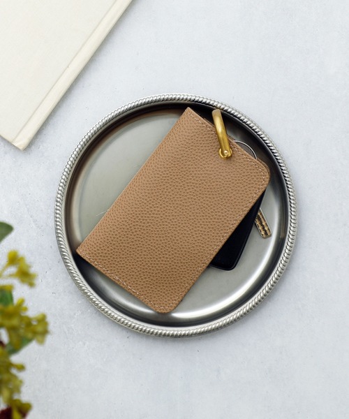 HIGHTIDE（ハイタイド）の「Grains de sable サーブル スマートキーケース キーリング キーホルダー 車 鍵入れ 二つ折り（キーケース/キーアクセサリー・レディース・ネイビー/グレー/キャメル・FREE）」の16枚目の写真