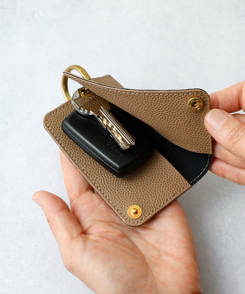 キーケース小物入れ 新品未使用 キーケース Lサイズ LF-085 ヌメ革ALL 牛革 レザー 革 財布 免許証