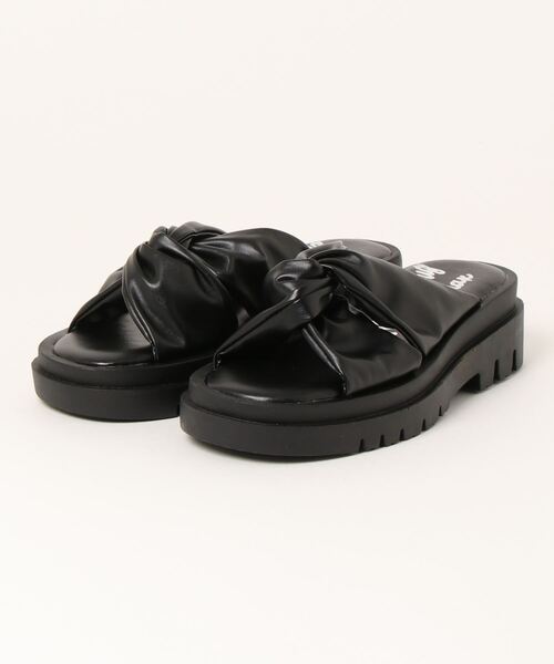 Noubel Voug Relax（ヌーベルヴォーグリラックス）の「ツイストデザインサンダル（サンダル・レディース・ホワイト/ベージュ/ブラック・LL/3L/L/M/S）」の7枚目の写真