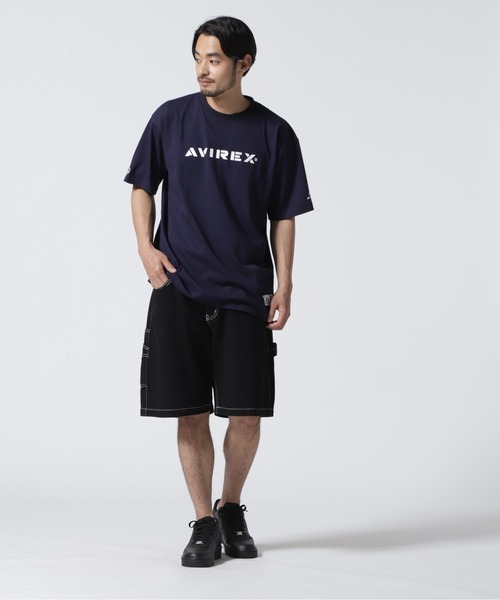AVIREX（アヴィレックス）の「《直営店限定》PAINTER CIRCLE LOGO SHORTS / ペインター サークル ロゴ ショーツ  / AVIREX / アヴィレックス（その他パンツ・メンズ・ブラック/ブルー/グリーン・MEDIUM/LARGE）」の11枚目の写真