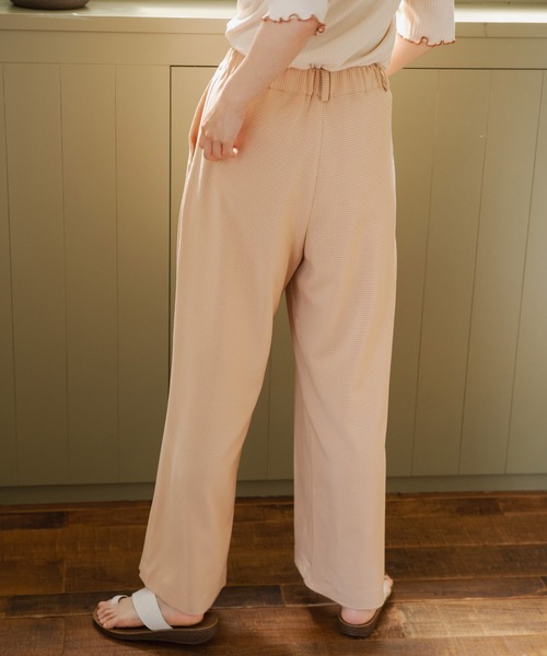 Crisp（クリスプ）の「チェックイージーパンツ（その他パンツ・レディース・ベージュ/グリーン・FREE）」の8枚目の写真