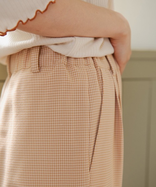 Crisp（クリスプ）の「チェックイージーパンツ（その他パンツ・レディース・ベージュ/グリーン・FREE）」の11枚目の写真