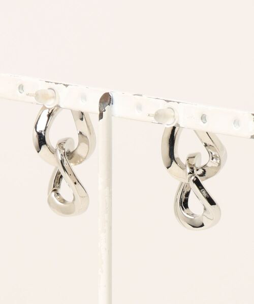 apres jour mignon(アプレジュールミニョン)の「【apresjour mignon×ARIAZ】チェーンピアス(ピアス(両耳用)・レディース・ゴールド/シルバー・ONESIZE)」の5枚目の写真