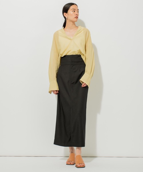 N.O.R.C（ノーク）の「ストレッチシガレットスカート（スカート・レディース・ライトグレー/ブラック・S/M）」の20枚目の写真