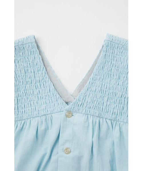 MOUSSY(マウジー)の「SHIRRING GATHER トップス(シャツ/ブラウス・レディース・ブラック/オフホワイト/ライトブルー・FREE)」の10枚目の写真