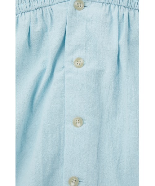 MOUSSY(マウジー)の「SHIRRING GATHER トップス(シャツ/ブラウス・レディース・ブラック/オフホワイト/ライトブルー・FREE)」の12枚目の写真