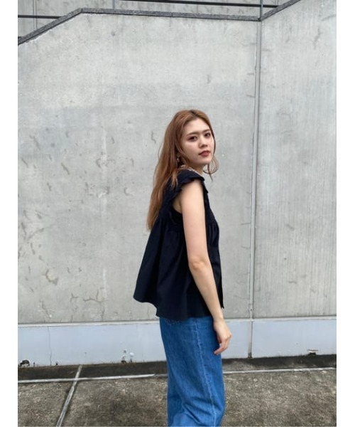 MOUSSY（マウジー）の「SHIRRING GATHER トップス（シャツ