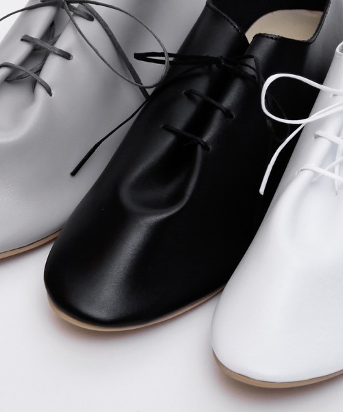 hardcover(ハードカバー)の「hardcover/neoドレープシューズ(ドレスシューズ・レディース・ホワイト/ブラック・LARGE/SMALL)」の8枚目の写真