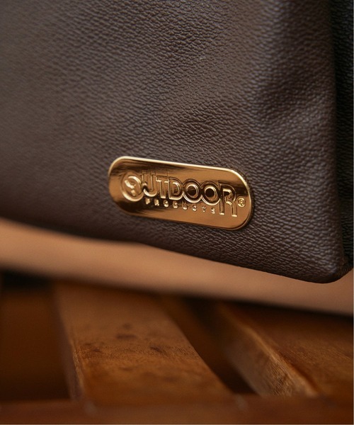 OUTDOOR PRODUCTS（アウトドアプロダクツ）の「【OUTDOOR PRODUCTS】別注 452 デイパック（バックパック/リュック・メンズ・ブラック/ブラウン・FREE）」の3枚目の写真