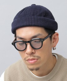 Basiquenti | リブ編みニット ロールキャップ(フィッシャーマンキャップ)(キャップ)