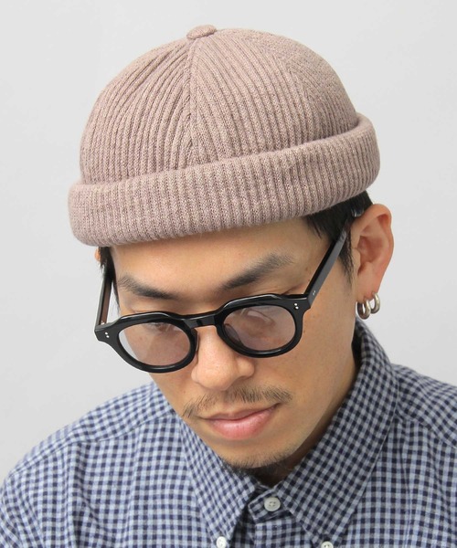 Basiquenti(ベーシックエンティ)の「リブ編みニット ロールキャップ(フィッシャーマンキャップ)(キャップ・メンズ・ブラック/ネイビー/ブラウン/グレー/カーキ/オレンジ・FREE)」の9枚目の写真
