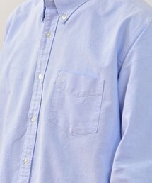 SHIPS any: NEW オーガニックコットン ワンポイント ロゴ ボタンダウン オックス シャツ 23SS◇