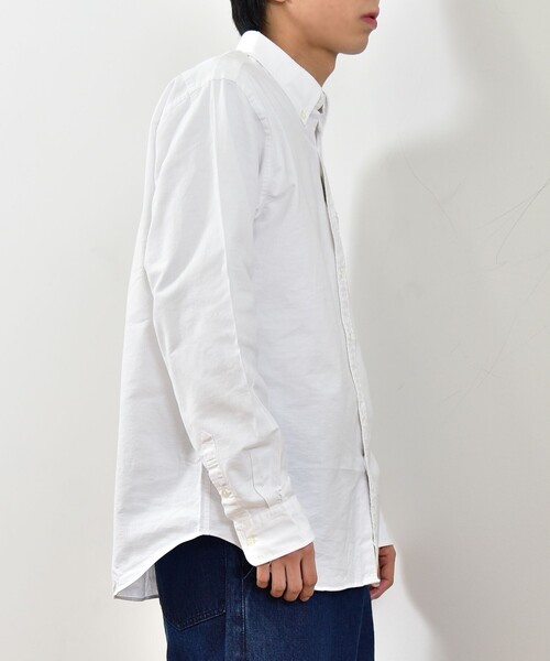 SHIPS any(シップス エニィ)の「SHIPS any: NEW オーガニックコットン ワンポイント ロゴ ボタンダウン オックス シャツ 23SS◇(シャツ/ブラウス・メンズ・ライトブルー/オフホワイト/ネイビー/ブルー・SMALL/MEDIUM/LARGE/X-LARGE)」の11枚目の写真